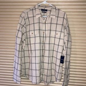 NWT Lucky Brand Linen Palisades Workwear Shirt